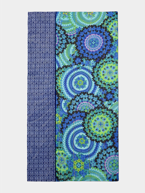 GALACTIC Scarf with embroidered lace - 3