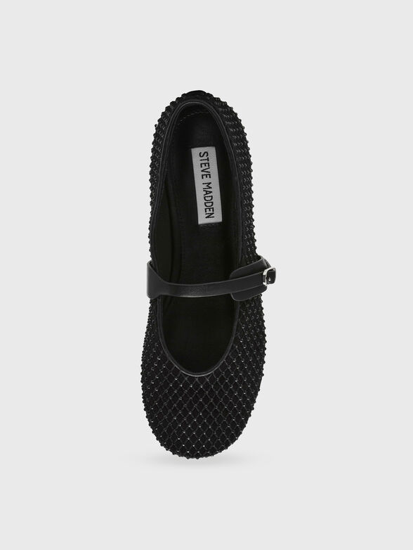 Ballet flats with rhinestones - 4