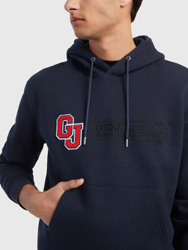 Sweatshirt with logo embroidery - 4