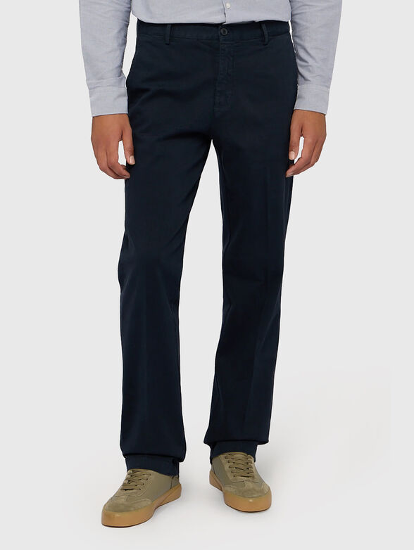 Cotton chino trousers - 1