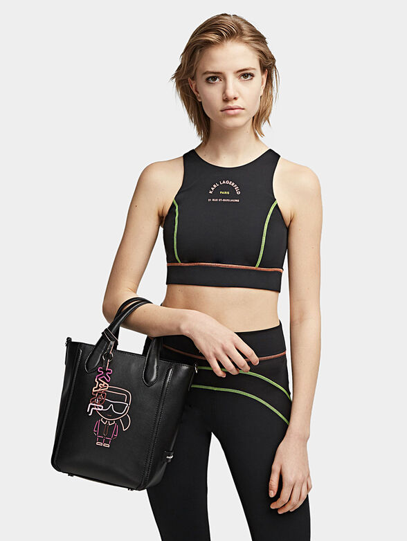 IKONIK BIARRITZ bag with 3D logo detail - 2