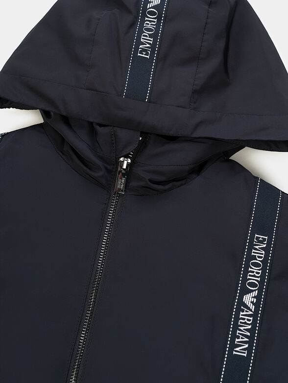 Jacket with hood and logo details - 4