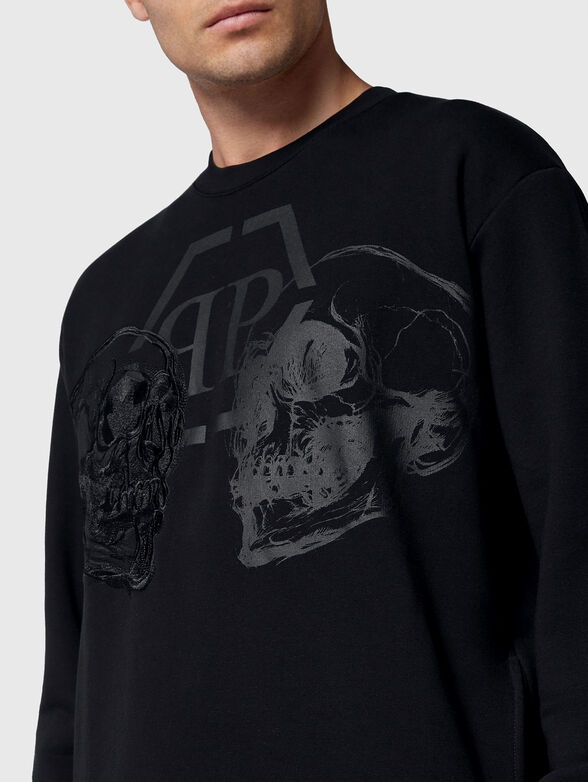 Sweatshirt with accent logo print - 4