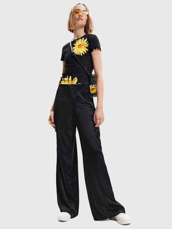 MARGA-LACROIX T-shirt with floral motifs - 2