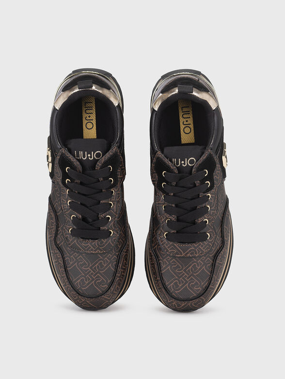 Sneakers with monogram print - 6