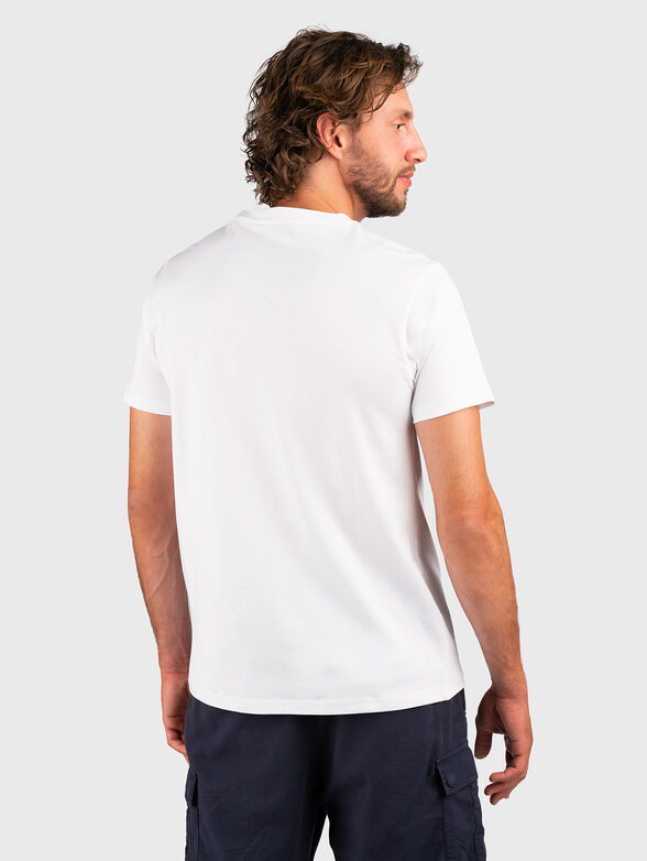 White T-shirt with print - 3