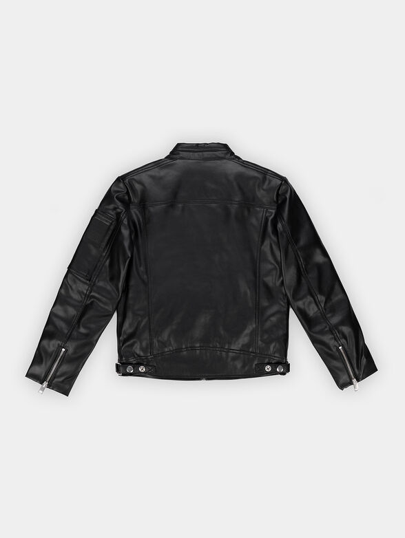 JCASEKA faux leather racer jacket - 2