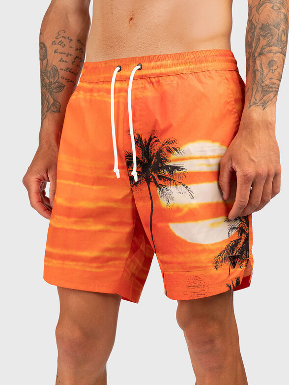 Beach shorts with logo - 1