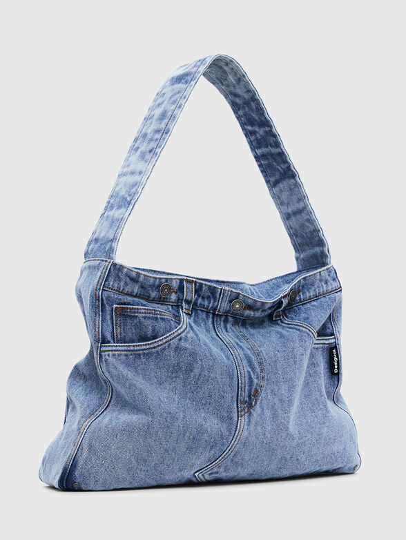 Large denim bag - 4