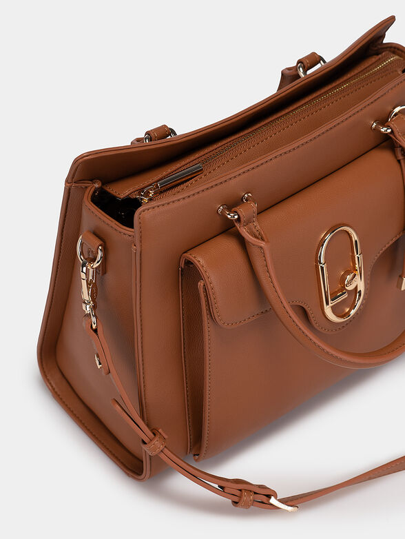 BOSTON bag with maxi logo detail - 5