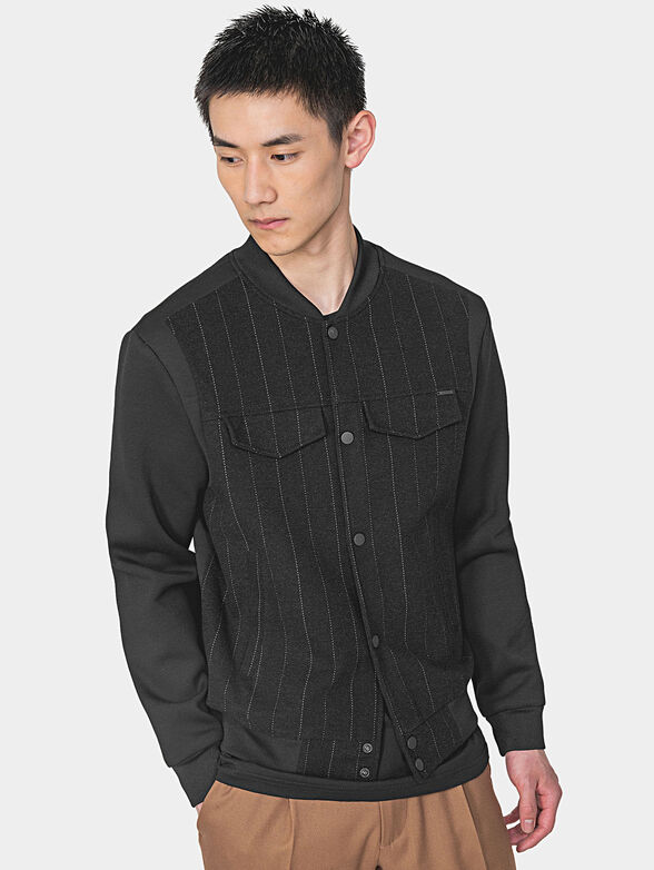 Bomber jacket with contrasting details - 4