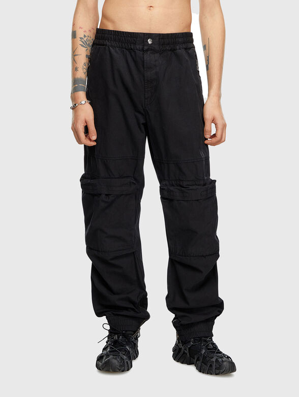 P-BEECK black cargo pants - 0