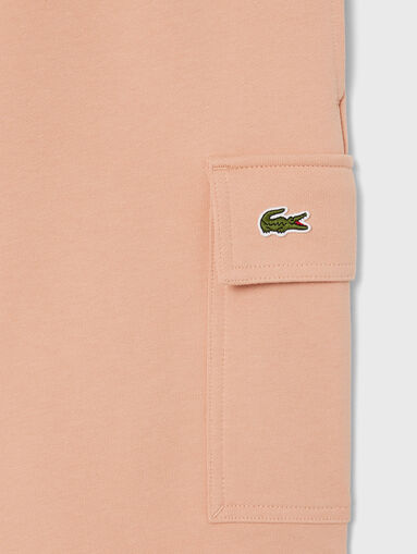 Shorts with logo embroidery - 4