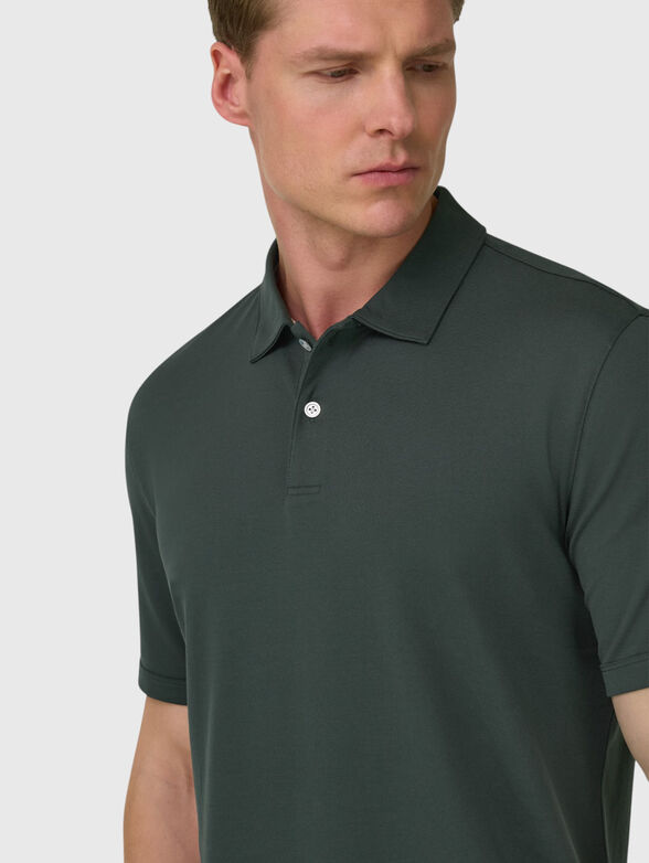Green polo shirt - 4