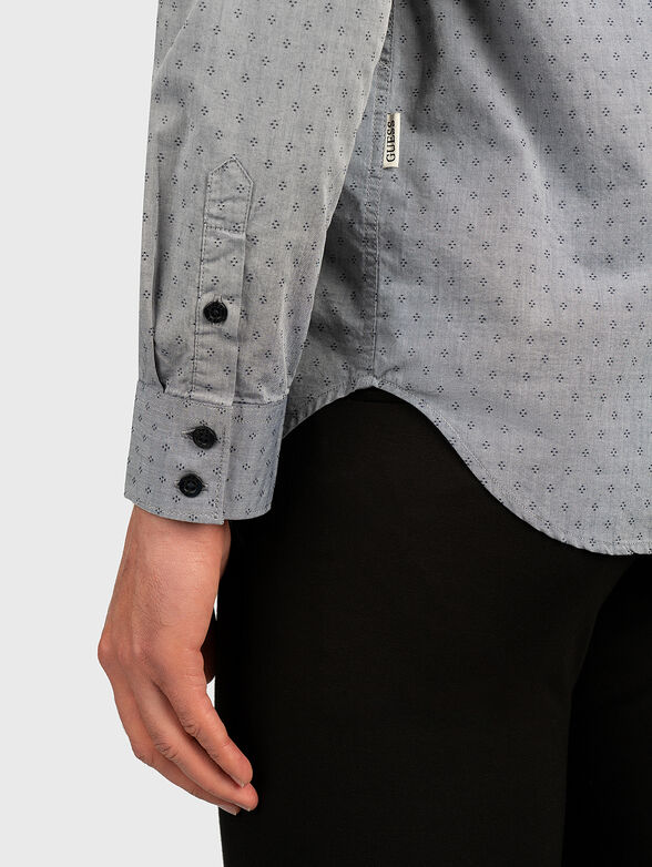 SUNSET Shirt with micro print - 2