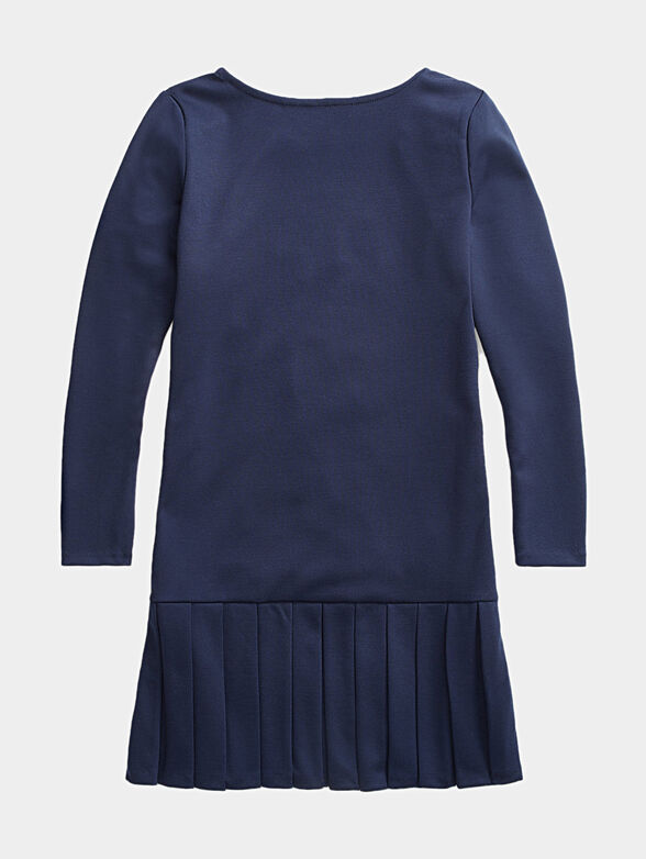 Dress with embroidered logo - 1
