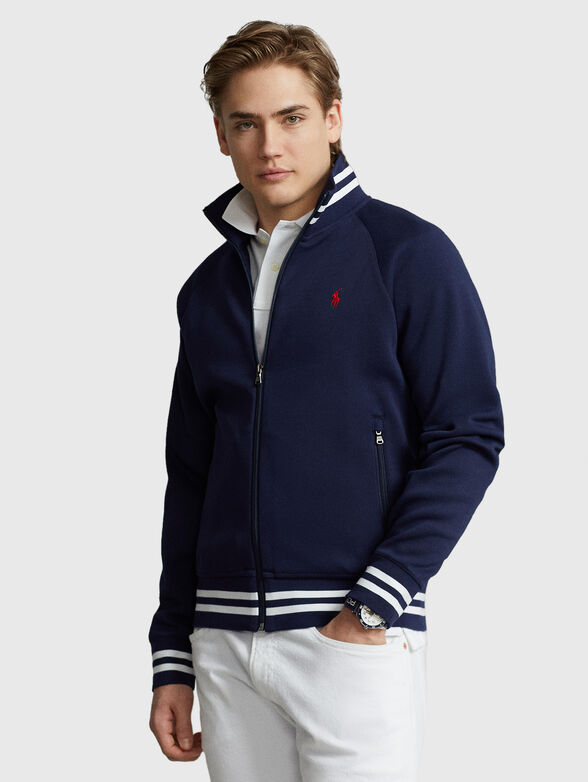 Sweatshirt with contrasrast stripes  - 1