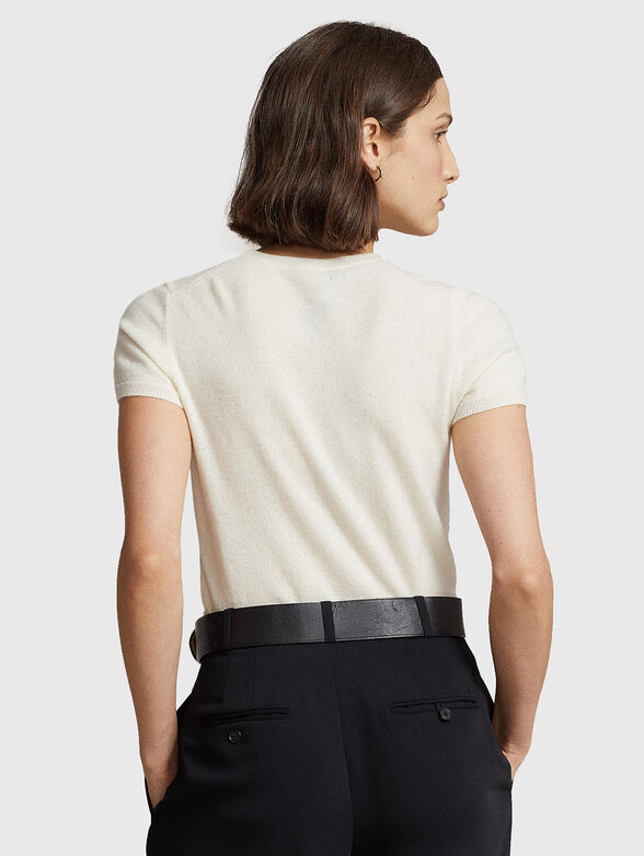 Short sleeve sweater in cashmere - 3