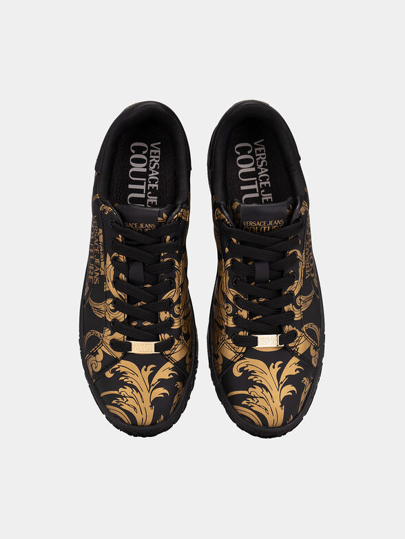 FONDO COURT 88 sneakers with gold baroque print - 6
