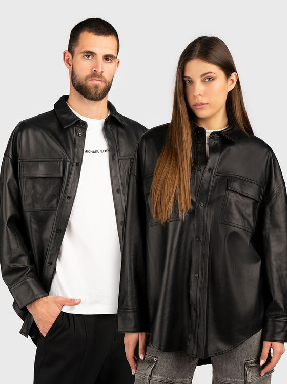 Unisex leather shirt - 1