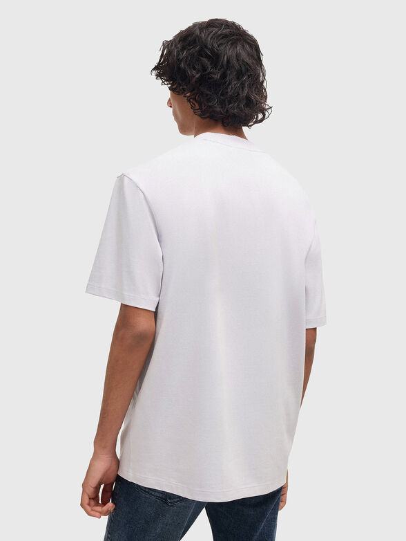 Oversized T-shirt with oval neckline - 3