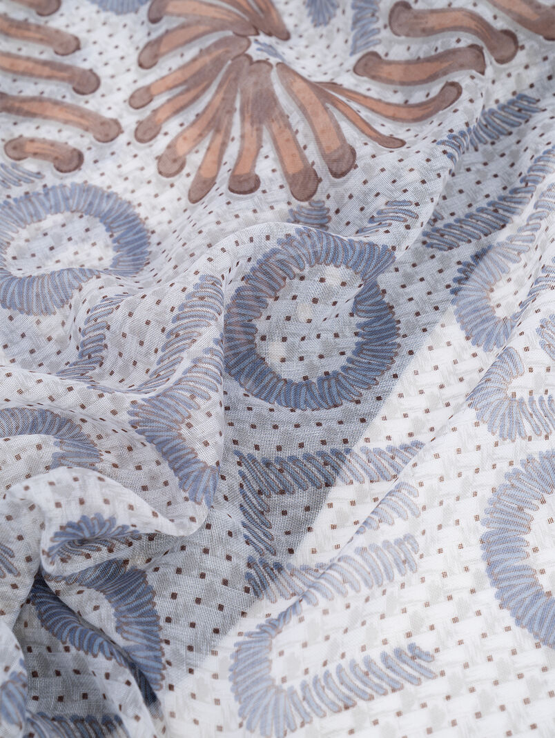 Scarf with 4G logo print - 3