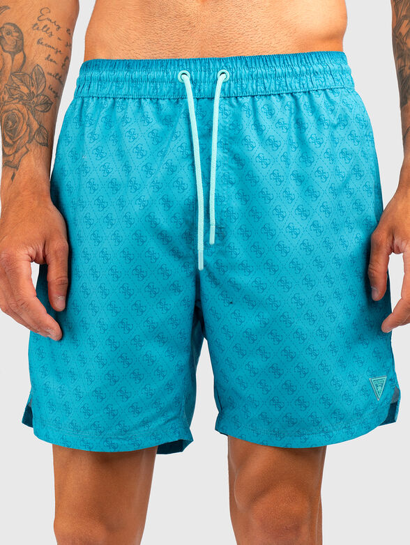 Beach shorts with print - 1