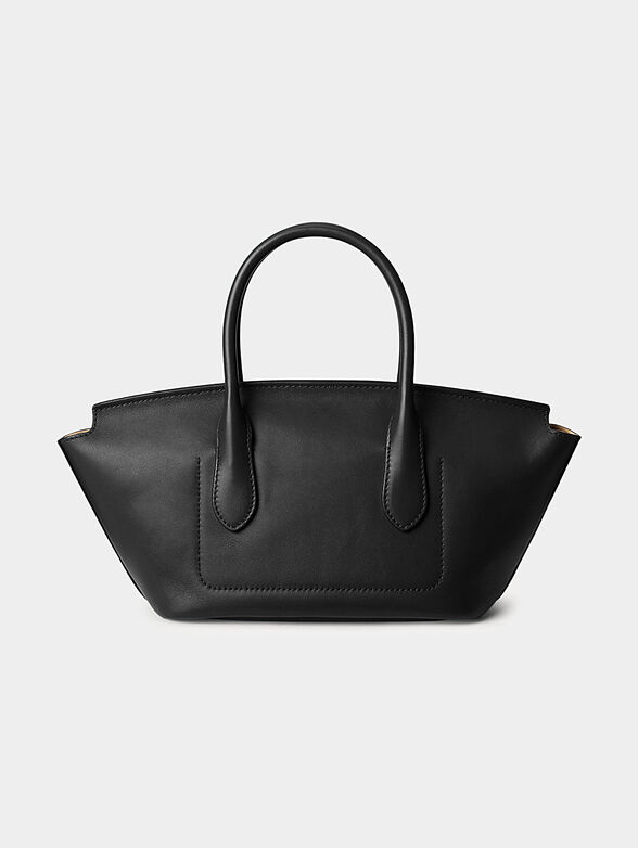 Small leather bag with accent clasp - 3