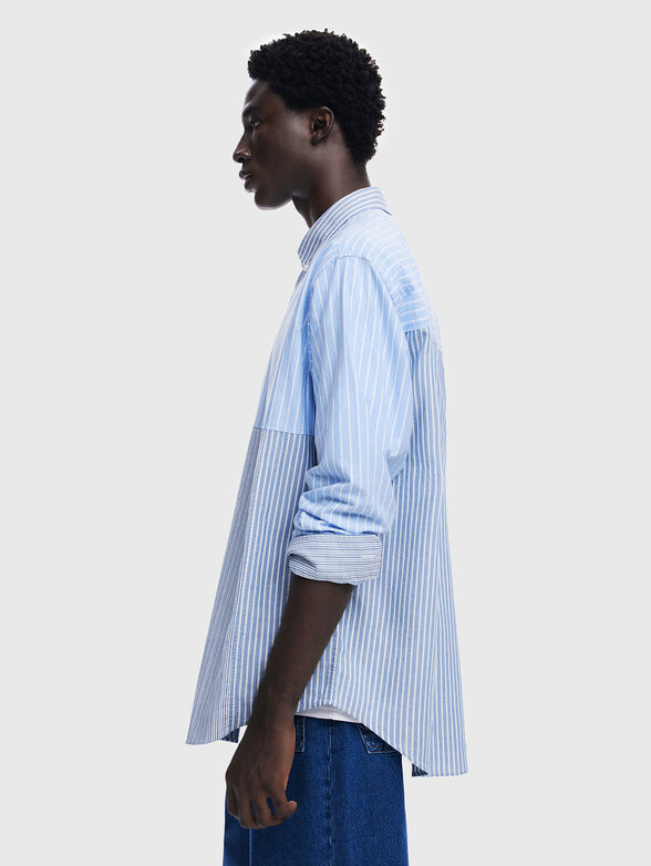 ALVA shirt with contrasting panels  - 5