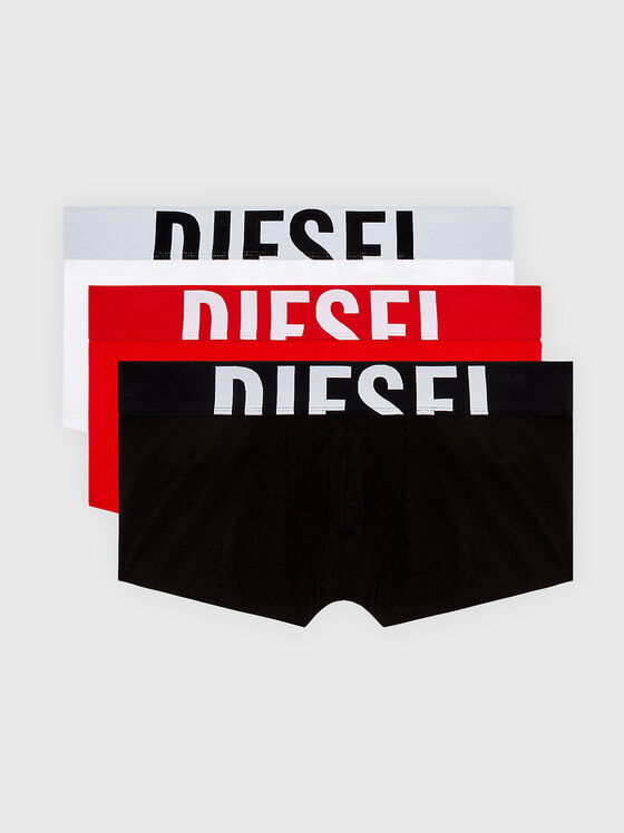 Set of three pairs of boxers with logo band - 1