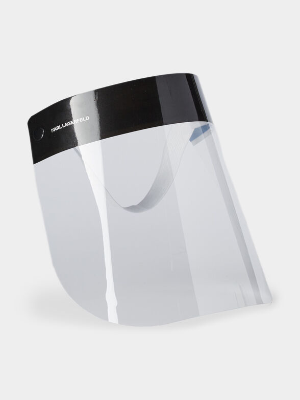 Face shield with logo detail - 1