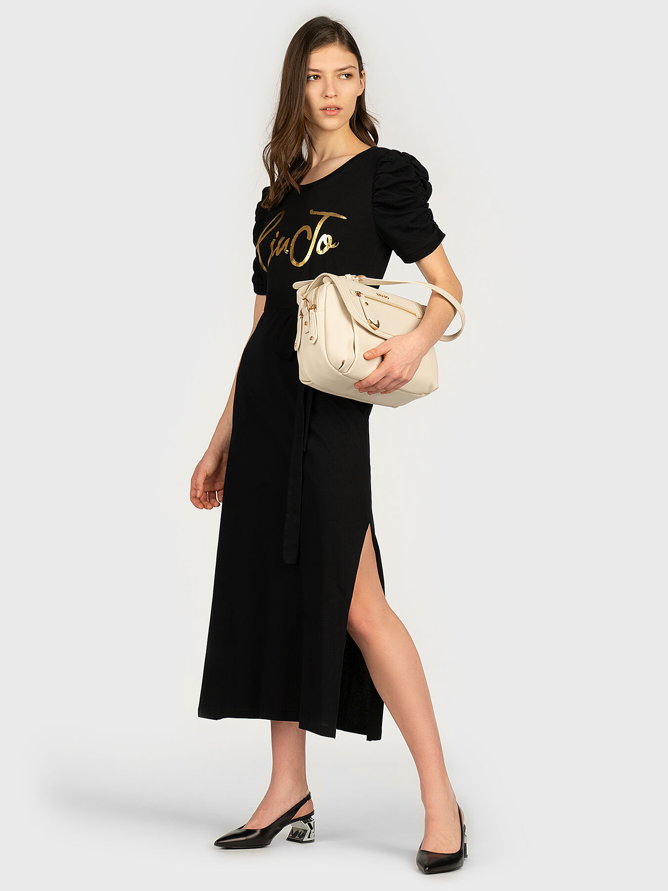 ワンピース LIU JO Woman Dress Black WA5256T4853 22222 ABITO Donna LIU.JO WA5256T4853 di LIU.JO | Solo su