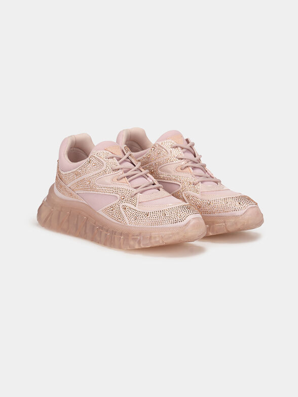 CLARISSE sneakers with appliquéd rhinestones - 2