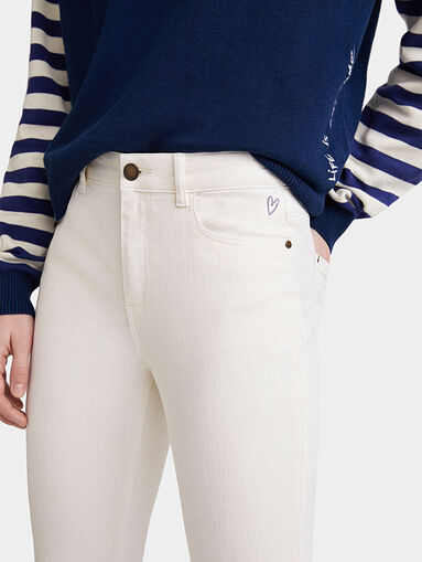 CORE white skinny jeans - 4