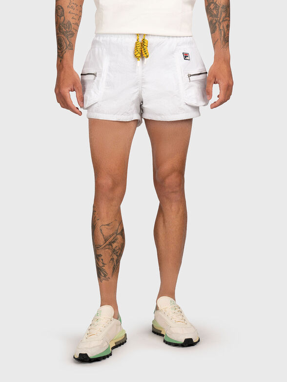 Unisex sports shorts with accent ties - 3