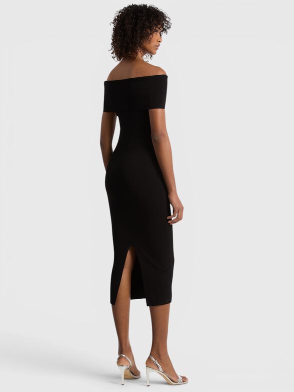 Stretchy off-the-shoulder dress - 2