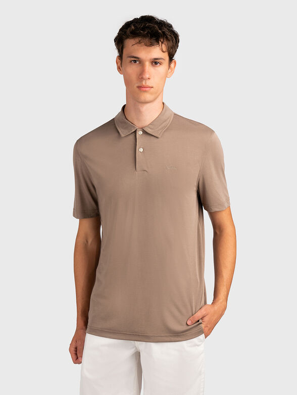 Polo shirt with logo embroidery - 1