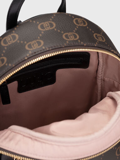 Backpack with logo print - 5