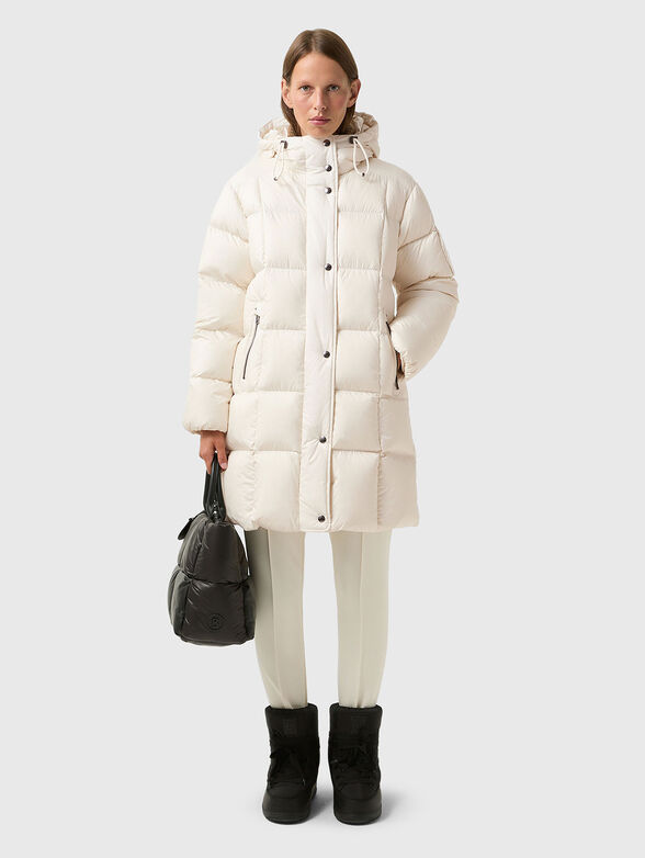 FANJA padded jacket with accent zip - 2