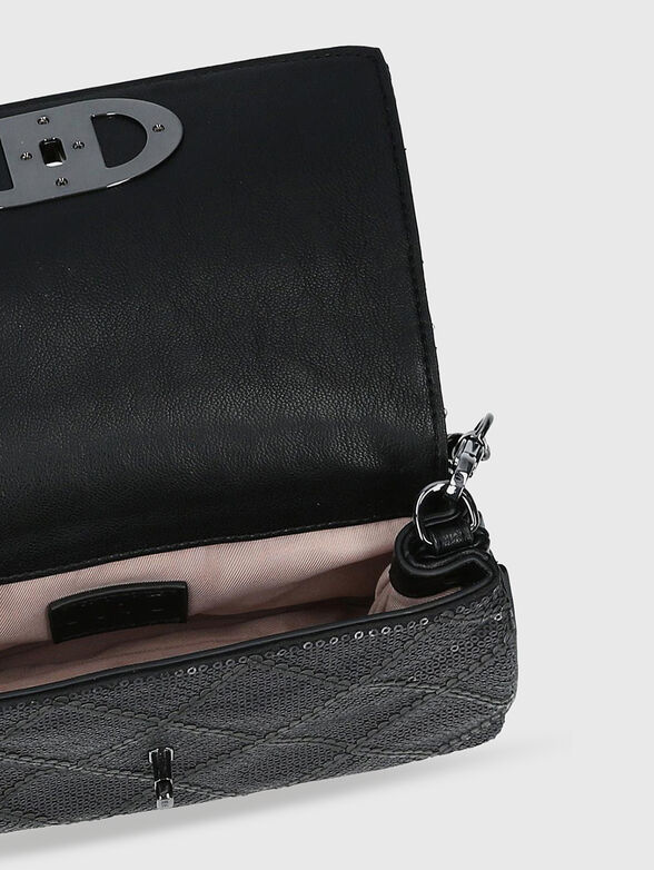 Quilted bag with sequins  - 4