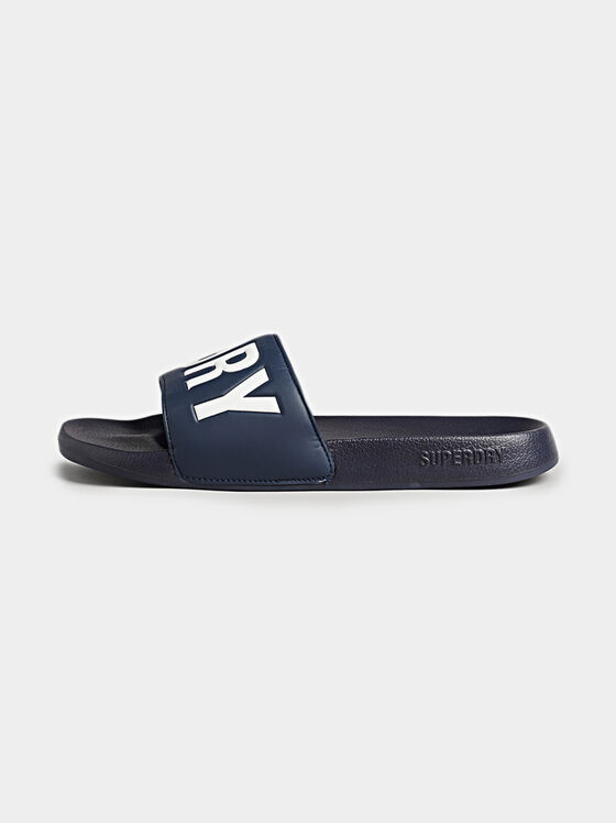 Плажни обувки с лого детайл - 1