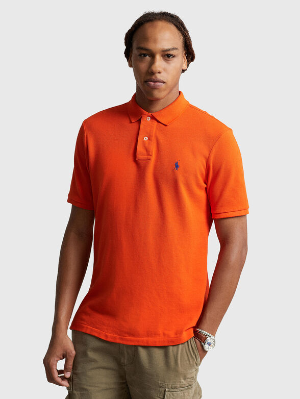 Polo-shirt in orange colour - 0
