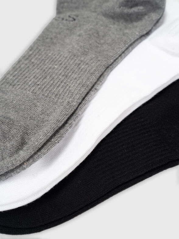 Three pairs of socks with logo - 2