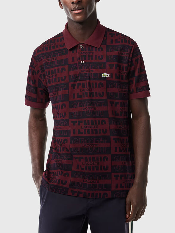 L.12.12 all-over-print polo shirt  - 1