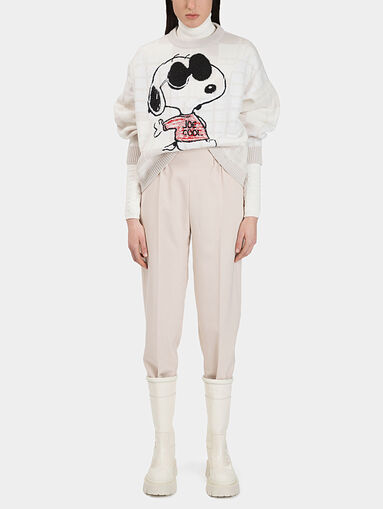 Sweater with Snoopy accent - 5