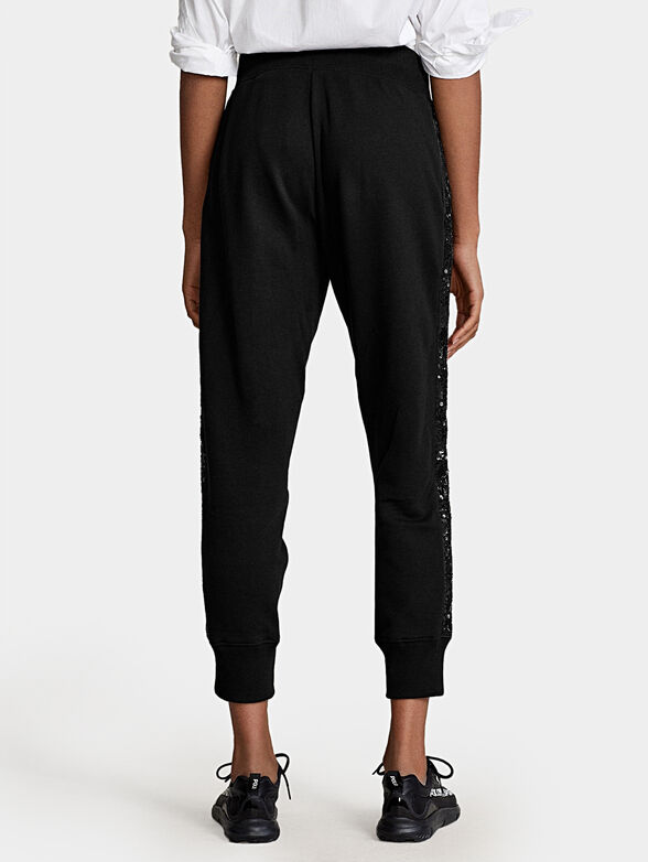 Sports pants with sequins - 2