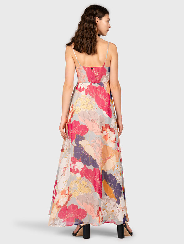 Printed dress with thin straps - 2