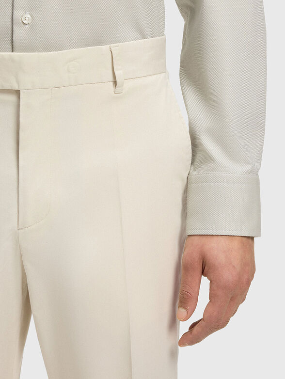 Slim high waisted trousers - 3