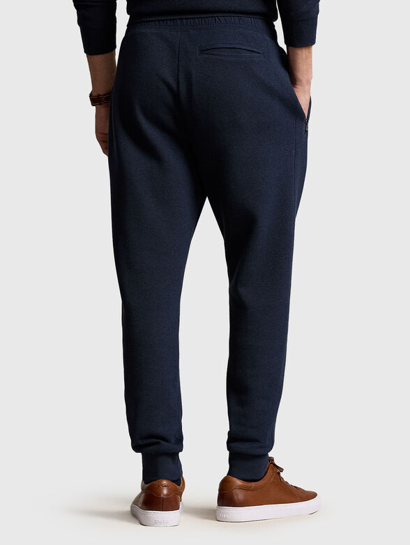 Navy logo sweatpants - 2