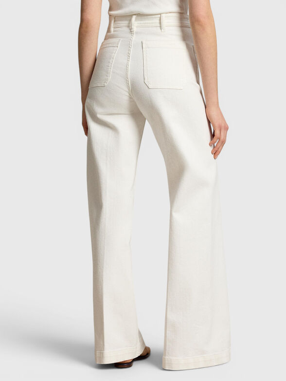 White denim pants - 2
